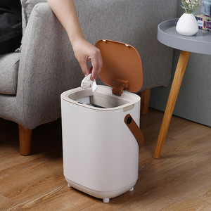 Cubo de basura con sensor inteligente, 16L, gran capacidad, con tapa, para sala de estar, cocina, baño, uso doméstico - Product Image 1