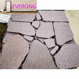 <span class=keywords><strong>Piedra</strong></span> de adoquín Pórfido roja y marrón con acabado de hendidura Natural Original chino para adoquines de Patio Exterior - Product Image 6