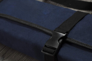 Free sample Custom Portable Heavy Duty Kitchen <b>Knives</b> Carrier <b>Holder</b> 16 oz Waxed Canvas Chef <b>Knife</b> Roll Bag - Product Image 5