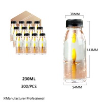Bouteille d'eau jetable en plastique de haute qualité, pour boissons, jus de fruits, conteneur de boissons en plastique pour animaux de compagnie, ml