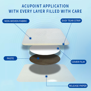 Patch anti-froid pour le traitement adjuvant des symptômes de la toux causés par le rhume Application des points d'acupuncture Plâtre chinois - Product Image 6