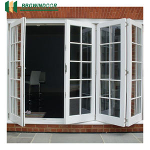 Lukliving Moderne patio balcon <span class=keywords><strong>véranda</strong></span> arrière-cour en aluminium porte pliante installation facile en aluminium <span class=keywords><strong>moustiquaire</strong></span> portes pliantes - Product Image 4