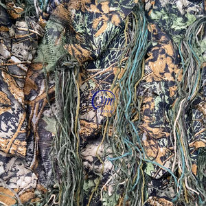 Costume con cappuccio abbigliamento mimetico cecchino caccia leggero 3D foglia Ghillie tuta per adulto - Product Image 5