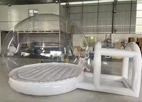 Bubble Bounce House Room Dômes transparents gonflables Tente gonflable pour enfants Ballon gonflable Dôme Tente à bulles Tente à balles