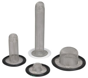Filtro de Agua para Grifo de Acero Inoxidable, Redondo, con Malla Fina de Alambre Metálico - Product Image 1