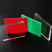 Fournisseur direct d'usine, plaque acrylique coulée multicolore, taille personnalisée, panneau PMMA coloré pour la signalisation et la décoration