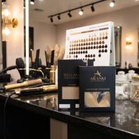 Caja de Cartón Plegable Ecológica para Extensiones de Cabello, Cajas de Papel para Empaque de Extensiones de Cabello Profesionales de Salón