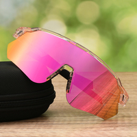 Propre brevet TR90 demi-monture grande lentille vélo de route de montagne UV400 vélo de sport cyclisme Baseball Cricketball Pickleball lunettes