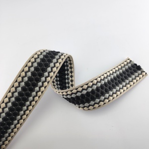 5cm rộng dày 3mm Màu ngọc trai hạt màu dải thời trang vành đai Polyester jacquard vải - Product Image 4