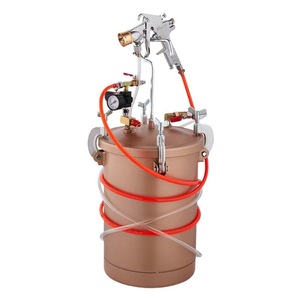 Colorful <b>Paint</b> Pressure Pot with Air Spray Gun Fluid Hose Assembly High Pressure Pneumatic Spraying System - Product Image 2