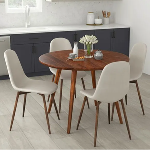 Chaise de salle à manger moderne pivotante et pliable en bois massif pour hôtels, restaurants et cuisines, mobilier de maison - Product Image 6