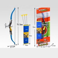 Nouveau Style enfant en bas âge jouant sport jouet en plastique tir à l'arc arc et flèche jouets en plein air tir jouet ensembles pour les enfants