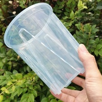Pabrik Perlengkapan Kebun Pot Bunga Anggrek Plastik Transparan Berlubang Murah