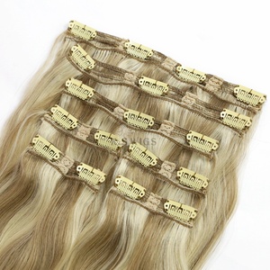 KSWIGS Extensions de cheveux à clipser en gros, tons mélangés, sans perte ni nœuds, en cheveux humains véritables, pour coiffeurs professionnels et salons de beauté, livraison mondiale - Product Image 5