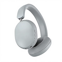 Casque audio supra-auriculaire ANC haut de gamme avec coussinets en mousse à mémoire de forme, son stéréo HiFi, casque sans fil OEM ODM à réduction de bruit