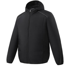 Veste d'extérieur d'été décontractée à manches longues pour hommes, <span class=keywords><strong>taille</strong></span> XS, capuche avec ventilateur de refroidissement, col montant, logo avant, protection solaire - Product Image 5