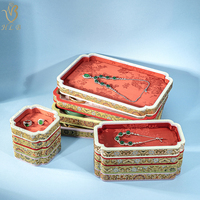 Ensemble de plateaux pour le Ramadan, plateau à bijoux personnalisé, décoration, plateau de présentation de bijoux avec logo personnalisé
