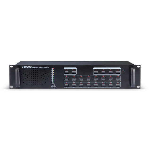 Thinuna DSM-8264 16 Inputs 4 Bus Outputs & 64 Zones Multifunctional Digital Monitor PA System Analyzer Digital Signal Monitor