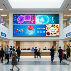 Écran LED d'intérieur pour hôpital, salle de commande de centre médical, poste de soins <span class=keywords><strong>infirmiers</strong></span>, mur vidéo LED haute luminosité sans soudure - Product Image 6