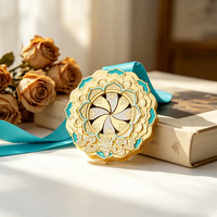 Médailles de fleurs électroplaquées or, argent, bronze – Conception gratuite et logo et motif personnalisés – Médailles sportives universelles en métal