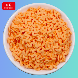 Confettis de sucre en forme de fleurs creuses multicolores personnalisables certifiés Halal, rubans de sucre espagnols en tranches, décorations solides - Product Image 6