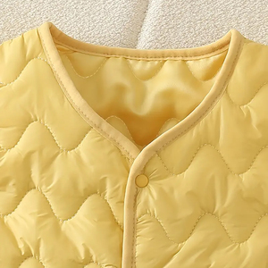 Chaleco sin mangas de algodón para niñas hecho a medida de moda 2025 prendas de vestir exteriores transpirables informales con colores y tamaños personalizados - Product Image 3