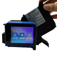 Machine de codage mini certifiée CE 2-12,7 mm, codeur de date portable, encre à séchage rapide, imprimante jet d'encre couleur pour l'emballage alimentaire
