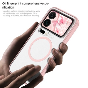 Custodia Protettiva Magnetica Opaca in Silicone Anti-Caduta a Copertura Totale per Xiaomi 17 Pro Max e Xiaomi 17 Pro - Product Image 4