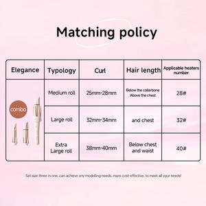 Rizador de pelo automático de 32 mm para rizos grandes, peine 7 en 1, estilizador de cabello eléctrico con ajustes de calor regulables para ondas grandes para mujeres - Product Image 2