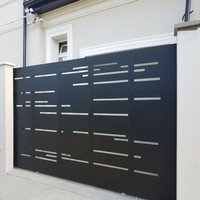 Panneau de clôture en aluminium décoratif pour jardin, découpé au laser sur mesure, écran de jardin en métal, grille de séparation