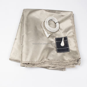 BLOCO <span class=keywords><strong>EMF</strong></span> níquel cobre tecido aterramento folha para a cama, dourado ESD Aterramento folha cama - Product Image 3