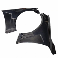 Aile avant latérale en fibre de carbone véritable avec trou, pièce auto pour Infiniti G37 berline 4 portes, kit carrosserie, remplacement d'aile latérale