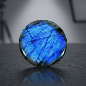Labradorite naturelle brillante de haute qualité 11 mm, prix de gros, pierre précieuse en vrac, certifiée IGI, SPECTRILITE NOIR RAINBOW SUNSHINE - Product Image 3