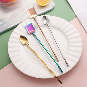 304 Stainless Steel Spoon Shovel Shape Multi Purpose Dessert Coffee Stirrer For Home Use - Product Image 1
