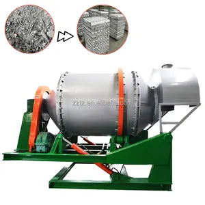 Horno de fusión de chatarra de aluminio 10T a gran escala Tianze, horno rotativo para chatarra de aluminio, línea de producción de reciclaje de escoria