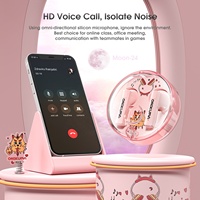 Oreillettes sans fil 2022 T301, nouveau Design, écouteurs intra-auriculaires transparents en cristal, rose pour filles, TWS, fabricant chinois, Offre Spéciale