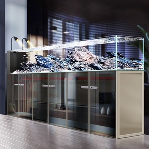 Luxuriöses, Umweltfreundliches <span class=keywords><strong>Aquarium</strong></span> aus Ultra-Weißglas, Dekoratives Heimaquarium mit Bodenfiltersystem vom Hersteller für das Wohnzimmer - Product Image 1