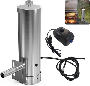 Barbecue portable en aluminium Huyo, générateur de fumée à granulés de bois pour l'extérieur, avec couvercle et pompe à air - Product Image 1