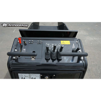 Mini-dumper sur chenilles, petit chargeur sur chenilles, camion benne à moteur essence, haute efficacité, transporteur compact pour la construction et l'aménagement paysager