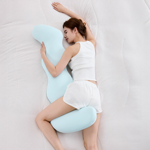 Almohada Multifuncional de Espuma Viscoelástica de Cero Presión, Larga, para Apoyo de Piernas, con Proceso de Rehidratación, Extraíble, Lavable a Máquina - Product Image 5