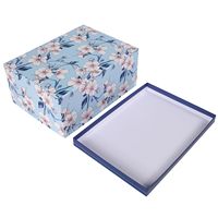 Boîte à fleurs de luxe 10 pièces/ensemble, boîte cadeau carrée, organisateur de rangement, emballage, boîte en carton en Stock
