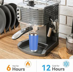 20oz Stainless Steel Tumbler <b>Bulk</b> with Lid, Double Wall Vacuum Insulated Travel <b>Mug</b>, Powder Coated Coffee Cup - Product Image 6