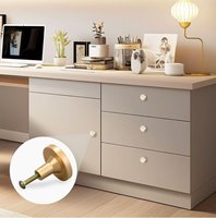 Set Kenop Laci Logam Cetak UV Art Deco Kustom 4 Buah, Gagang Kabinet Personalisasi, Dapat Dipindah, Multifungsi, untuk Rumah dan Kantor, Tema Paskah