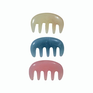 Peine de Masaje Capilar de Resina con Cinco Dientes Anchos, al Mejor Precio, para Gua Sha - Product Image 5
