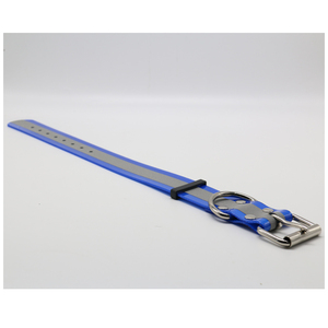 Kalung pelatihan <span class=keywords><strong>Pitbull</strong></span> anjing besar kustom reflektif berlapis TPU nilon fitur Breakaway kuat bahan plastik Solid tahan lama - Product Image 5