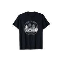 T-shirt pour homme à imprimé graphique vintage, manches courtes, col rond, style rétro streetwear, décontracté, tendance