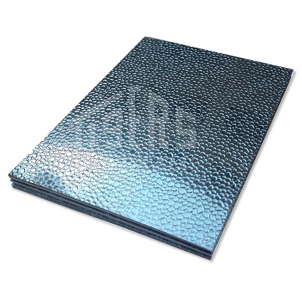 aluminium mirror sheet stucco embossed or stone embossed Orange Peel Pattern Embossed Aluminum Sheet/Aluminium Plate