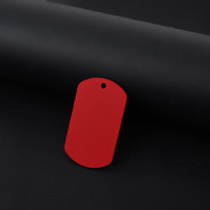 ป้ายห้อยคอสัตว์เลี้ยงสแตนเลสแบบกำหนดเอง ป้ายห้อยกุญแจสุนัขเปล่าสำหรับพวงกุญแจ หลากสี สร้อยคอ จี้ห้อยคอสุนัข - Product Image 5