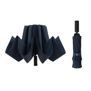 Paraguas Plegable Invertido con Logotipo Personalizado <span class=keywords><strong>de</strong></span> Fábrica al por Mayor, 230T UPF50, 10 Varillas, Apertura y Cierre Automático, Toldo Grande para Regalos Corporativos - Product Image 6