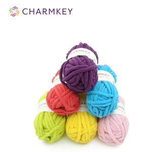 Manta de bebé gruesa de chenilla de poliéster 100% súper suave, patrón teñido de alta resistencia en Stock - Product Image 6